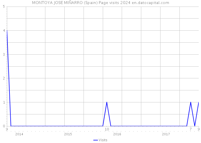 MONTOYA JOSE MIÑARRO (Spain) Page visits 2024 