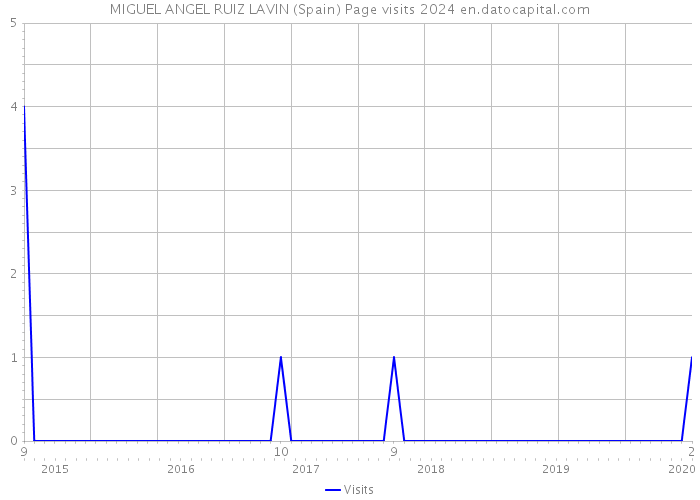 MIGUEL ANGEL RUIZ LAVIN (Spain) Page visits 2024 