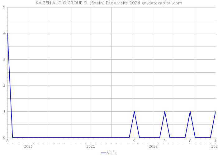 KAIZEN AUDIO GROUP SL (Spain) Page visits 2024 