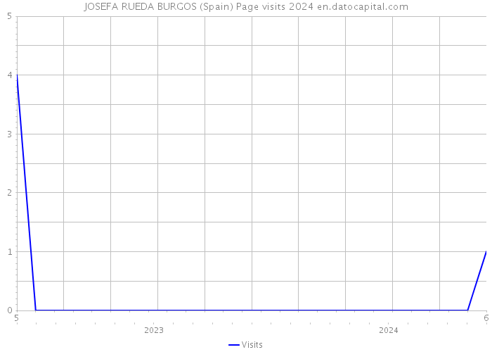 JOSEFA RUEDA BURGOS (Spain) Page visits 2024 