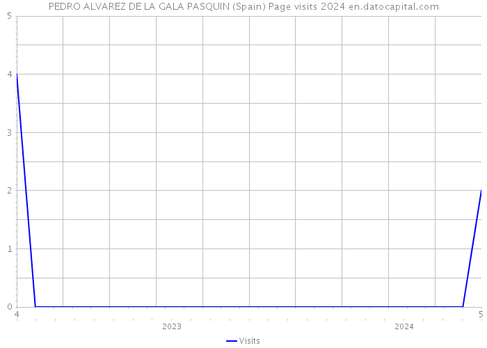 PEDRO ALVAREZ DE LA GALA PASQUIN (Spain) Page visits 2024 