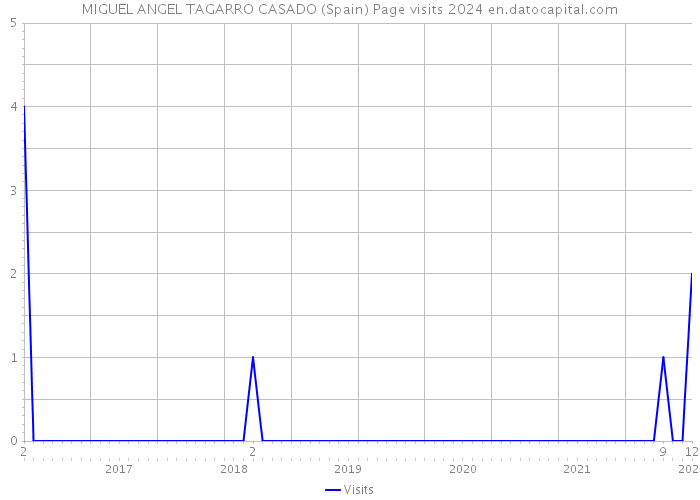 MIGUEL ANGEL TAGARRO CASADO (Spain) Page visits 2024 