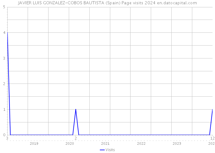 JAVIER LUIS GONZALEZ-COBOS BAUTISTA (Spain) Page visits 2024 