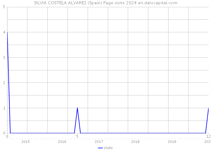 SILVIA COSTELA ALVAREZ (Spain) Page visits 2024 