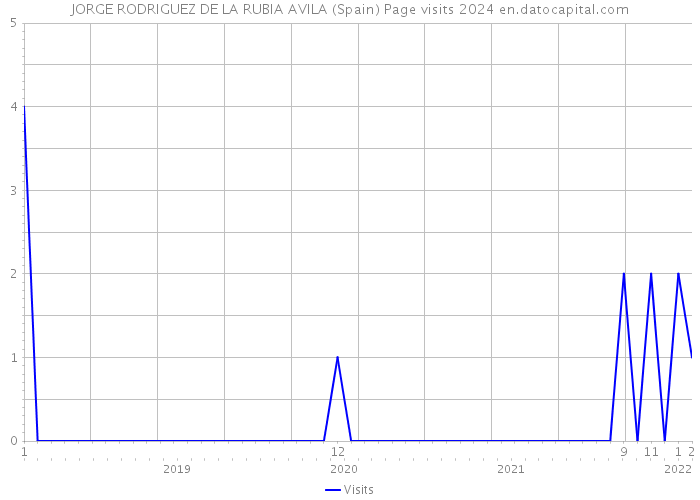 JORGE RODRIGUEZ DE LA RUBIA AVILA (Spain) Page visits 2024 