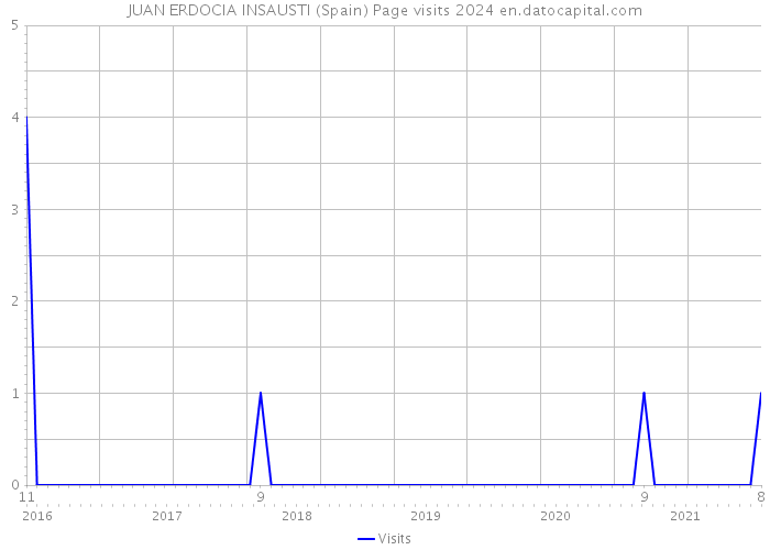 JUAN ERDOCIA INSAUSTI (Spain) Page visits 2024 