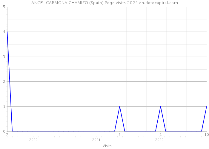 ANGEL CARMONA CHAMIZO (Spain) Page visits 2024 