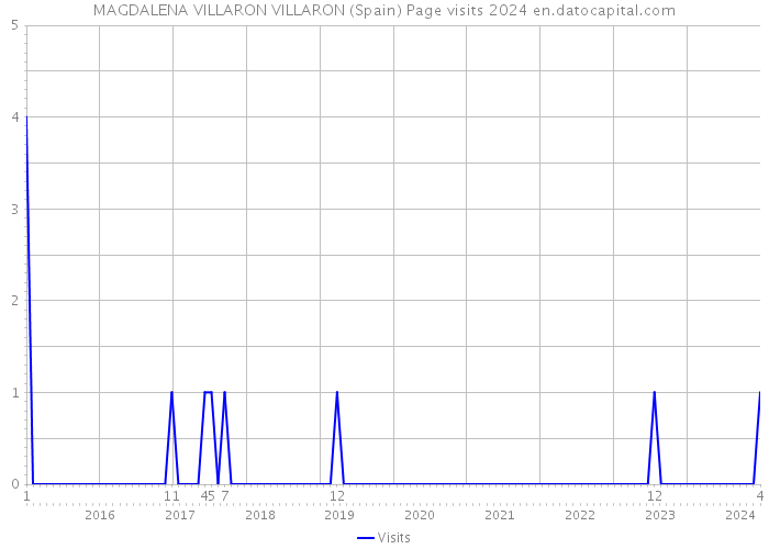 MAGDALENA VILLARON VILLARON (Spain) Page visits 2024 