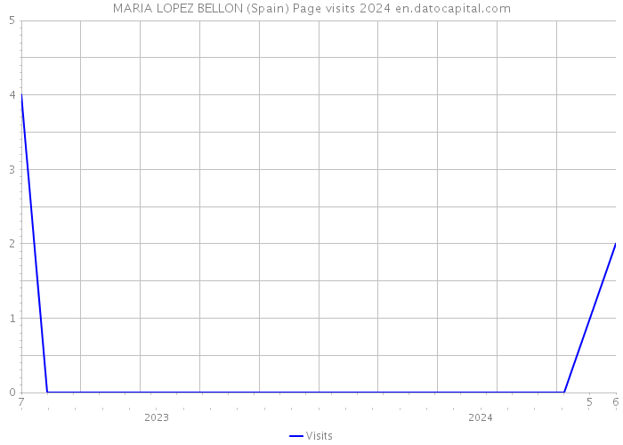 MARIA LOPEZ BELLON (Spain) Page visits 2024 