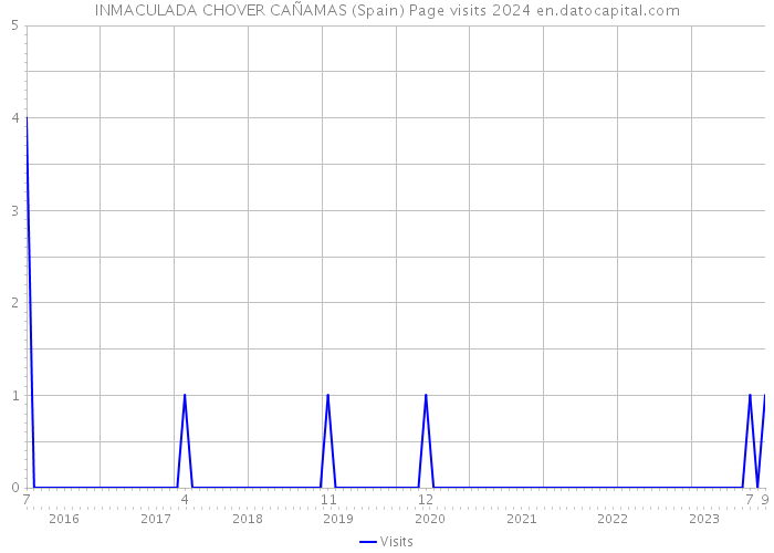 INMACULADA CHOVER CAÑAMAS (Spain) Page visits 2024 