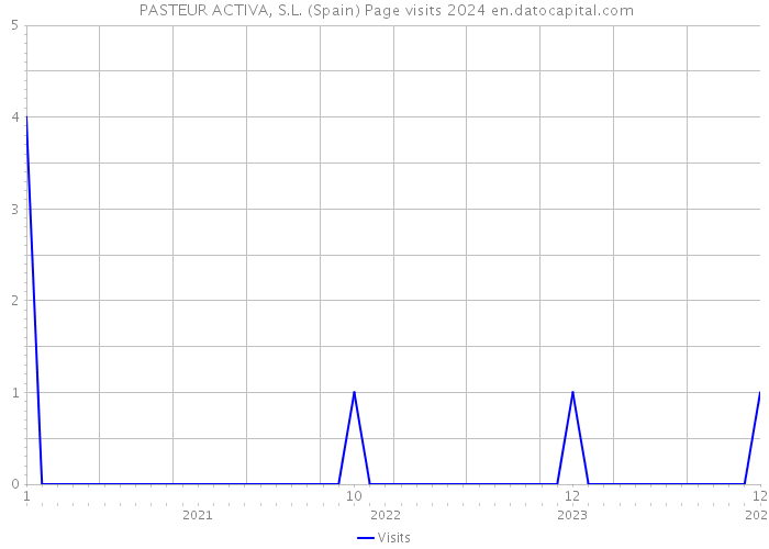  PASTEUR ACTIVA, S.L. (Spain) Page visits 2024 