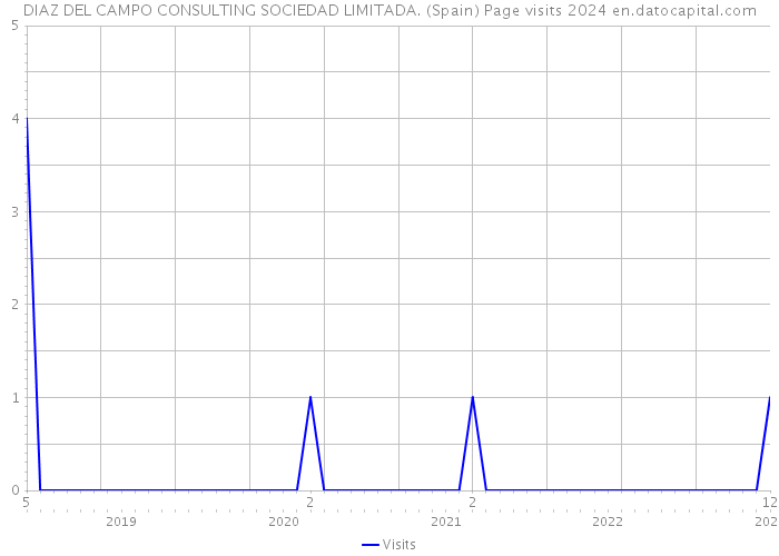 DIAZ DEL CAMPO CONSULTING SOCIEDAD LIMITADA. (Spain) Page visits 2024 