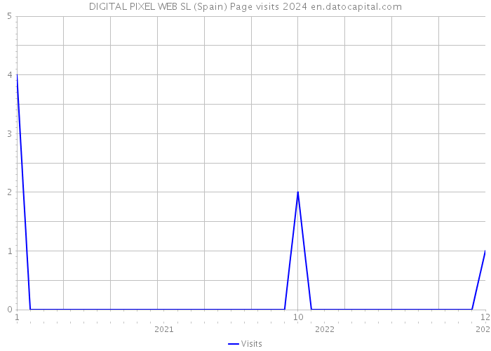 DIGITAL PIXEL WEB SL (Spain) Page visits 2024 