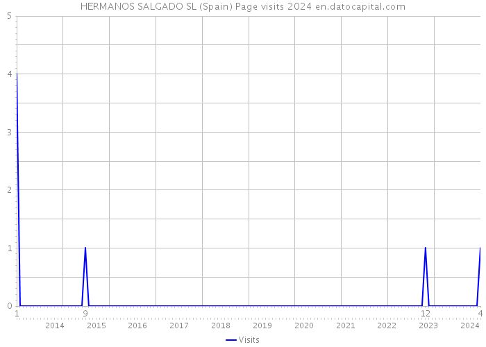 HERMANOS SALGADO SL (Spain) Page visits 2024 