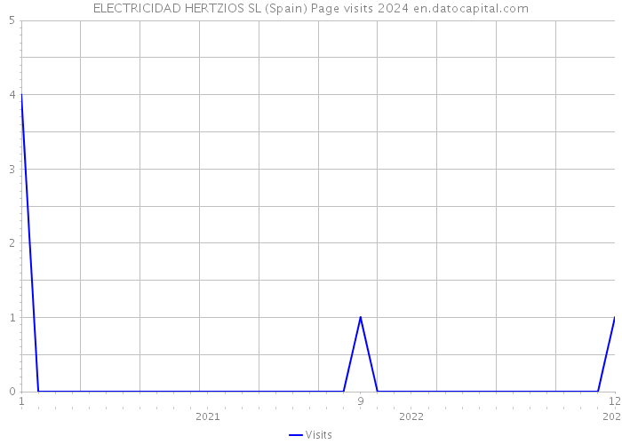 ELECTRICIDAD HERTZIOS SL (Spain) Page visits 2024 
