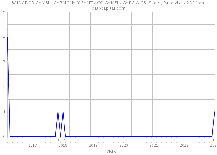 SALVADOR GAMBIN CARMONA Y SANTIAGO GAMBIN GARCIA CB (Spain) Page visits 2024 