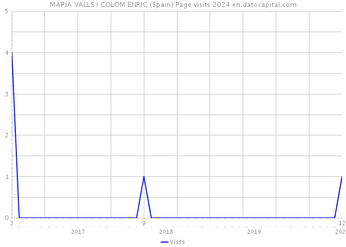 MARIA VALLS I COLOM ENRIC (Spain) Page visits 2024 