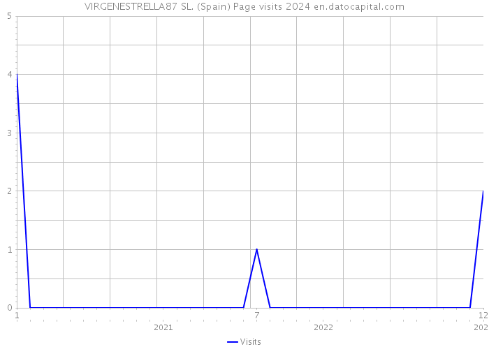 VIRGENESTRELLA87 SL. (Spain) Page visits 2024 