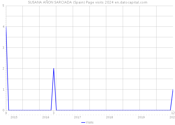 SUSANA AÑON SARCIADA (Spain) Page visits 2024 