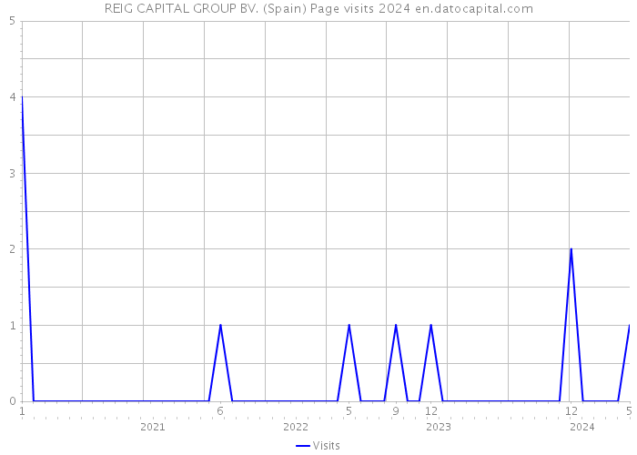 REIG CAPITAL GROUP BV. (Spain) Page visits 2024 