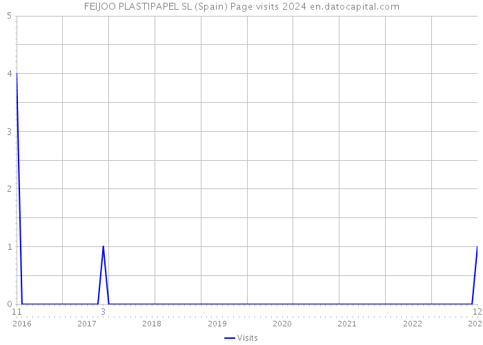 FEIJOO PLASTIPAPEL SL (Spain) Page visits 2024 