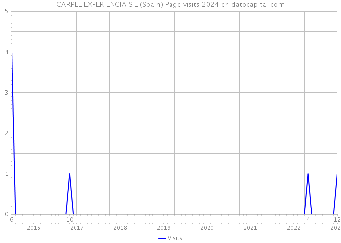 CARPEL EXPERIENCIA S.L (Spain) Page visits 2024 