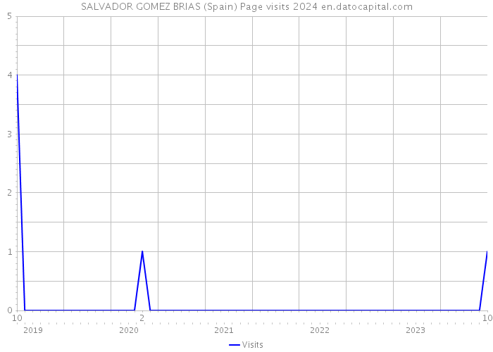 SALVADOR GOMEZ BRIAS (Spain) Page visits 2024 