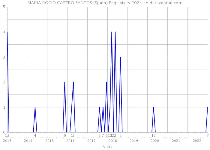 MARIA ROCIO CASTRO SANTOS (Spain) Page visits 2024 