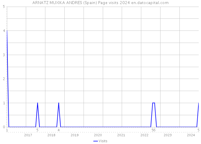 ARNATZ MUXIKA ANDRES (Spain) Page visits 2024 