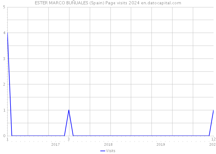 ESTER MARCO BUÑUALES (Spain) Page visits 2024 