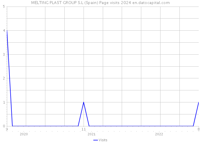 MELTING PLAST GROUP S.L (Spain) Page visits 2024 