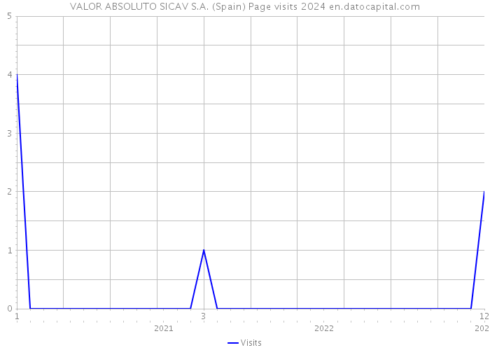 VALOR ABSOLUTO SICAV S.A. (Spain) Page visits 2024 