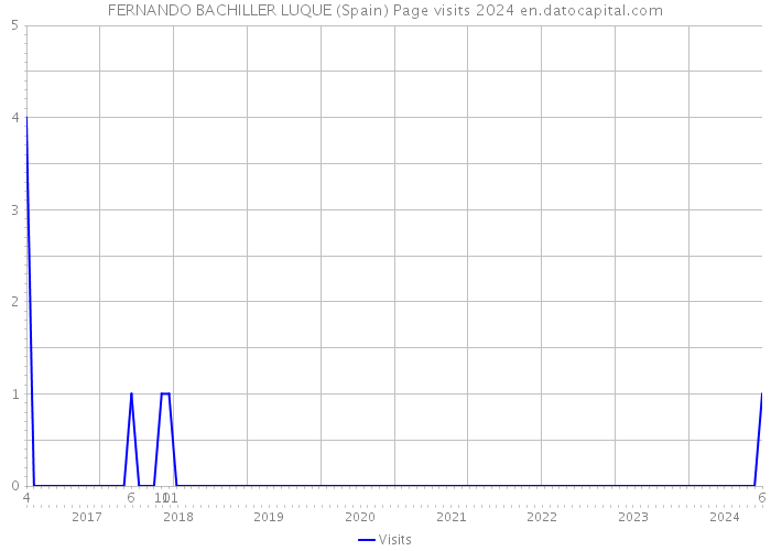 FERNANDO BACHILLER LUQUE (Spain) Page visits 2024 