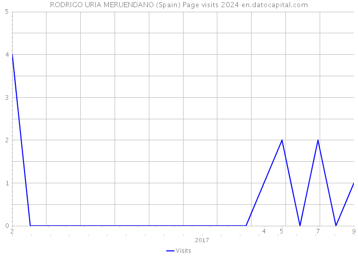 RODRIGO URIA MERUENDANO (Spain) Page visits 2024 