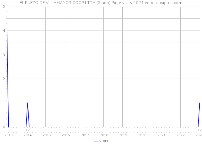 EL PUEYO DE VILLAMAYOR COOP LTDA (Spain) Page visits 2024 