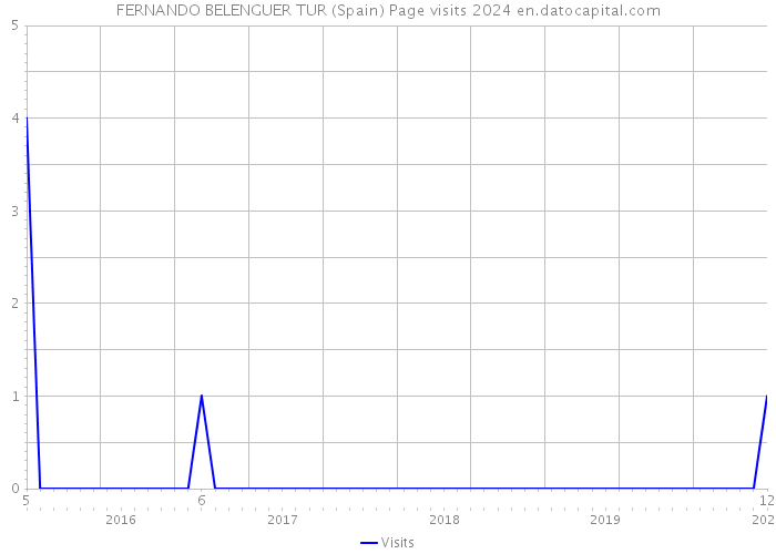 FERNANDO BELENGUER TUR (Spain) Page visits 2024 