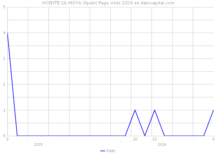 VICENTE GIL MOYA (Spain) Page visits 2024 