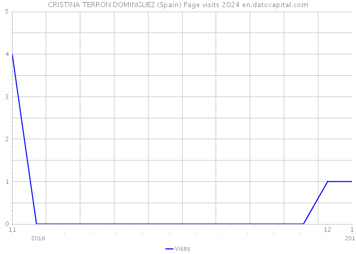 CRISTINA TERRON DOMINGUEZ (Spain) Page visits 2024 