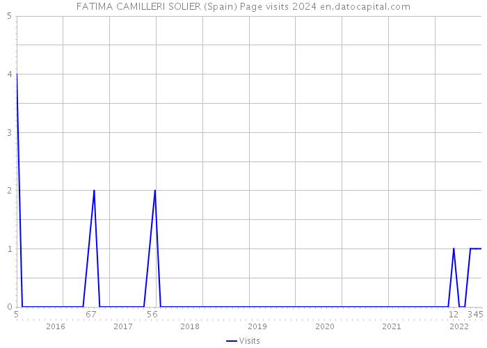 FATIMA CAMILLERI SOLIER (Spain) Page visits 2024 