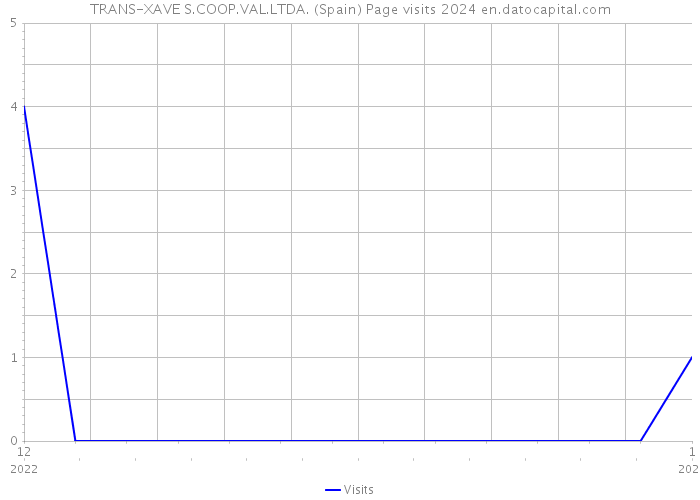 TRANS-XAVE S.COOP.VAL.LTDA. (Spain) Page visits 2024 