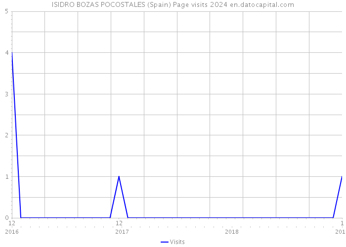 ISIDRO BOZAS POCOSTALES (Spain) Page visits 2024 