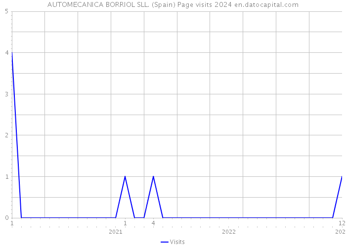 AUTOMECANICA BORRIOL SLL. (Spain) Page visits 2024 