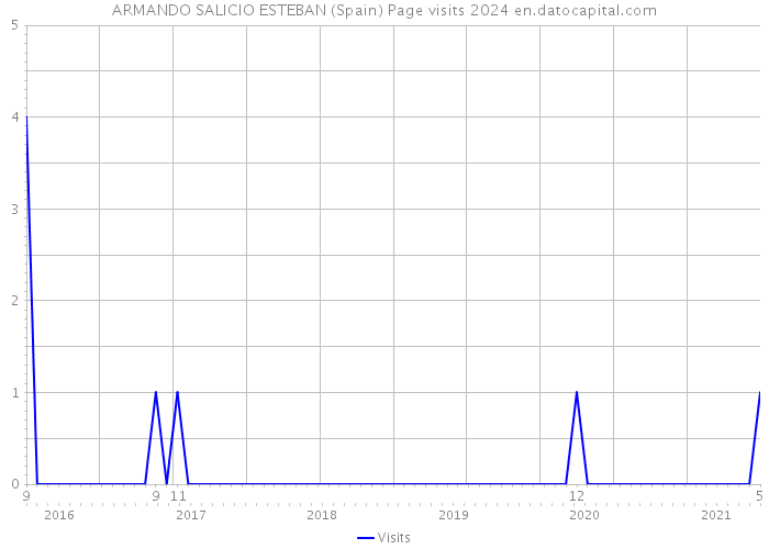 ARMANDO SALICIO ESTEBAN (Spain) Page visits 2024 