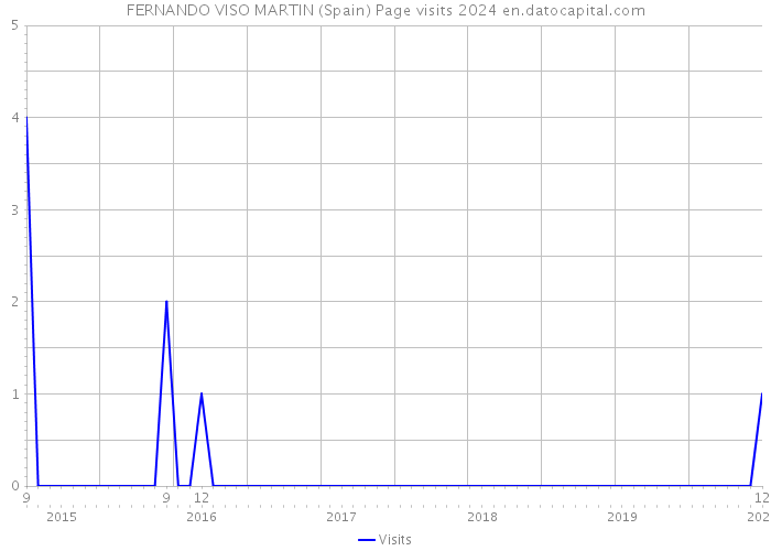 FERNANDO VISO MARTIN (Spain) Page visits 2024 