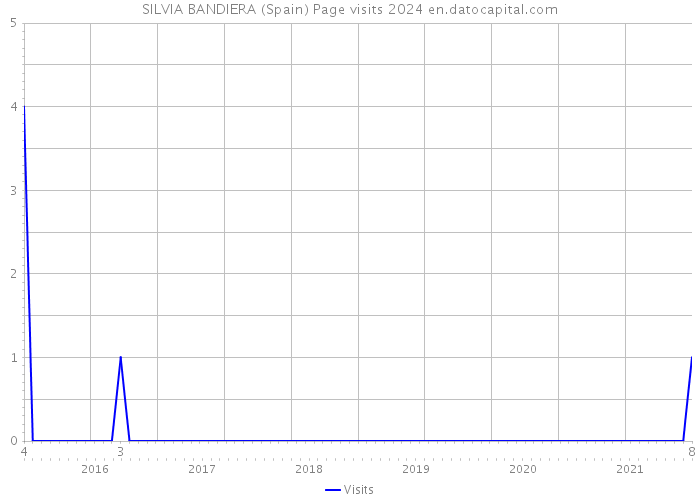 SILVIA BANDIERA (Spain) Page visits 2024 