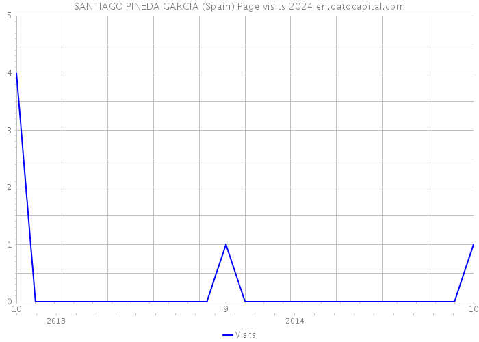 SANTIAGO PINEDA GARCIA (Spain) Page visits 2024 