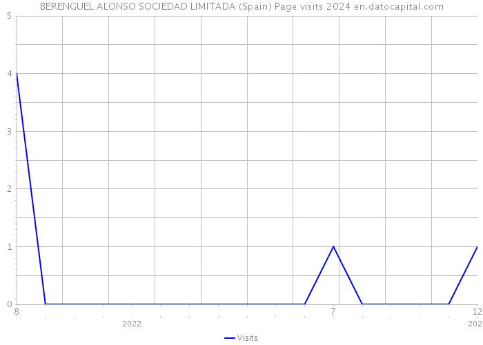 BERENGUEL ALONSO SOCIEDAD LIMITADA (Spain) Page visits 2024 