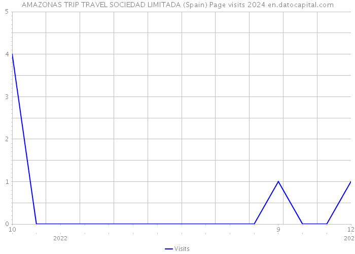AMAZONAS TRIP TRAVEL SOCIEDAD LIMITADA (Spain) Page visits 2024 