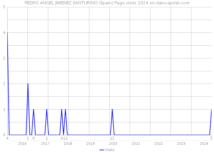 PEDRO ANGEL JIMENEZ SANTURINO (Spain) Page visits 2024 