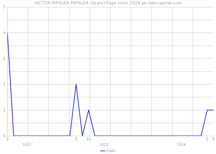 VICTOR RIPALDA RIPALDA (Spain) Page visits 2024 